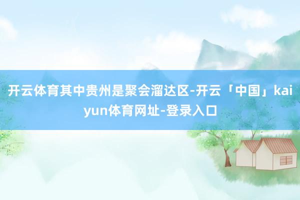 开云体育其中贵州是聚会溜达区-开云「中国」kaiyun体育网址-登录入口